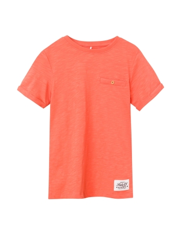 Name It T-shirt NKMVINCENT SS TOP F NOOS 13201047 Coral