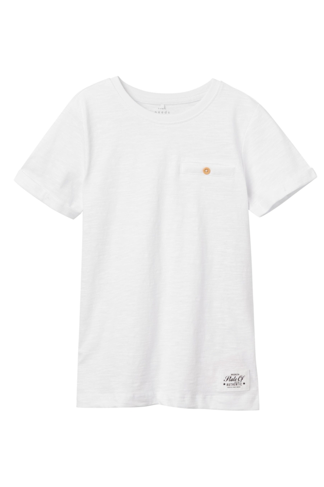 NKMVINCENT SS TOP F NOOS 13201047 Bright White