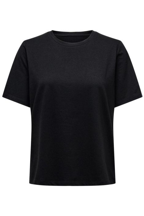 Only zwarte dames t-shirt | Vooraanzicht