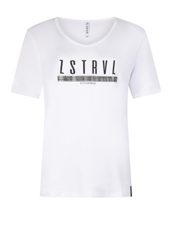 Zoso T-shirt ARWEN SPLENDOUR T SHIRT PRINT 232 0016 0000 WHITE BLACK