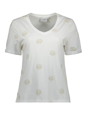 Femme9 T-shirt PITA TEE EMBRO SHELLS 2FE23S03 WHITE