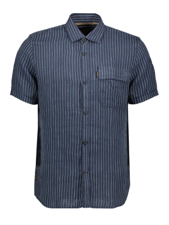 PME legend Overhemd SHORT SLEEVE LINEN SHIRT PSIS2305247 5118