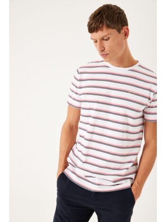Garcia T-shirt GESTREEPT T SHIRT F31203 50 WHITE