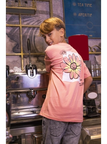 Vingino T-shirt HALSEY HS23KBN30001 PEACH PINK