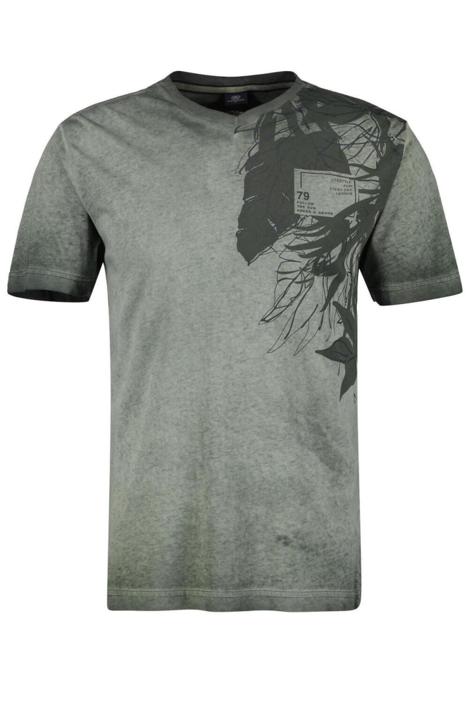 T SHIRT MET V HALS EN BLOEMENPRINT 2353113 670
