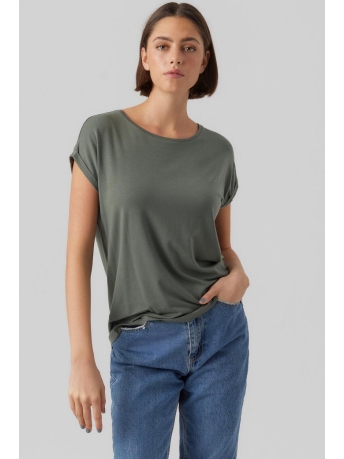 Vero Moda T-shirt VMAVA PLAIN SS TOP GAJRS NOOS 10284468 Laurel Wreath