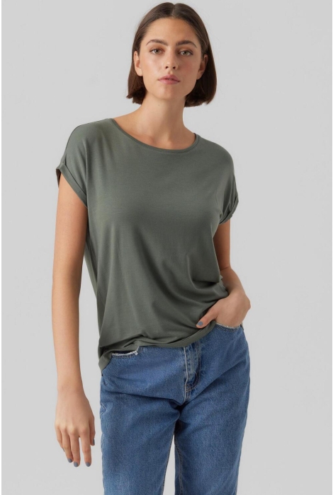 vmava plain ss top gajrs noos 10284468 vero moda t-shirt laurel wreath