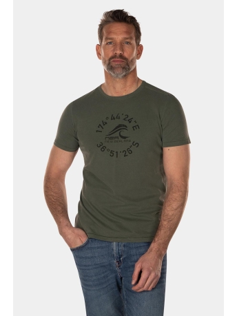 NZA T-shirt FEATHERSTON 23DN705 1733 High Summer Army