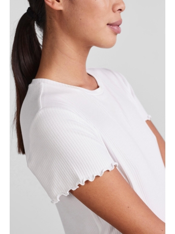 Pieces T-shirt PCNICCA SS O-NECK TOP NOOS 17120085 Bright White
