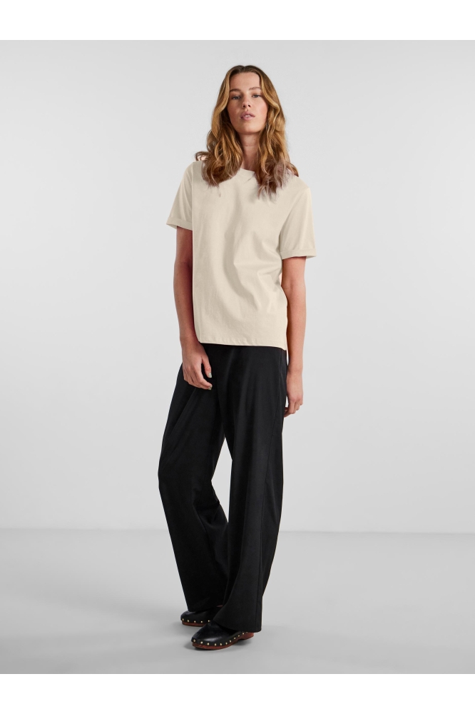 Pieces ecru dames t-shirt