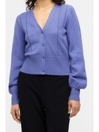 Object Vest OBJFRITZI L/S KNIT CARDIGAN 129 23042932 VIOLET