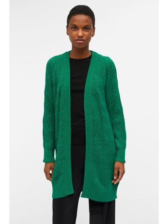 Object Vest OBJNOVA STELLA L/S KNIT CARDIGAN NO 23030187 Lush Meadow/MELANGE