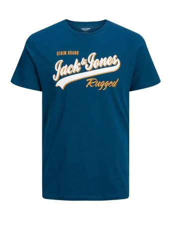 Jack & Jones T-shirt JJELOGO TEE SS O-NECK 2 COL AW23 SN 12233594 SAILOR BLUE