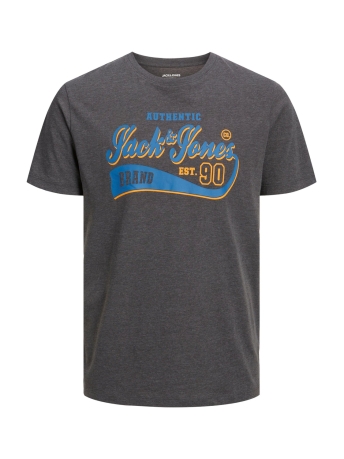 Jack & Jones T-shirt JJELOGO TEE SS O-NECK 2 COL AW23 SN 12233594 Dark Grey Melange