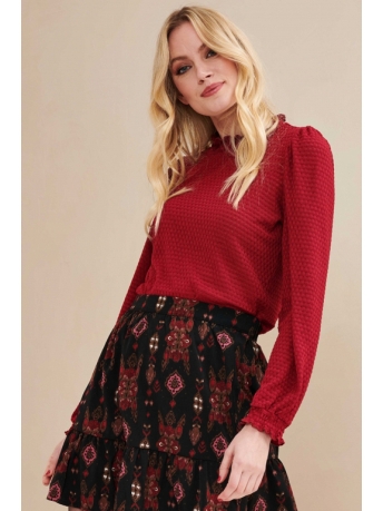 Lofty Manner T-shirt TOP VICKY OK10 1 310 Macaron Pink