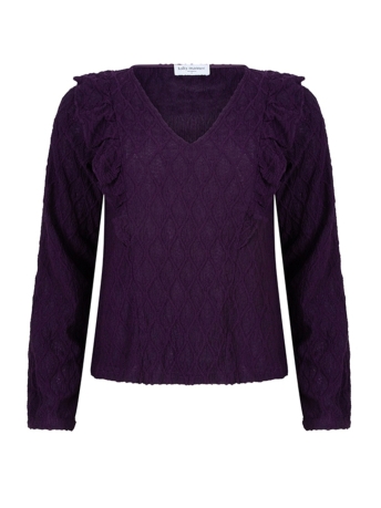 Lofty Manner Blouse TOP NYRA OL15 1 750 purple