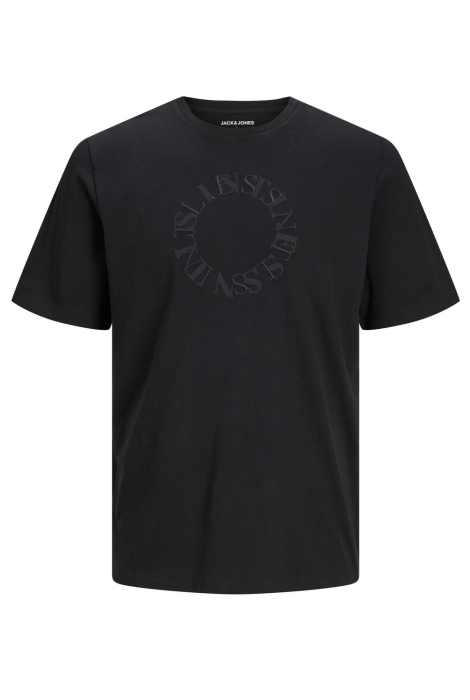 jjlee tee ss crew neck 12248617 jack jones t shirt black
