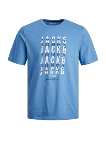 Jack & Jones T-shirt JJDELVIN TEE SS CREW NECK 12247813 PACIFIC COAST