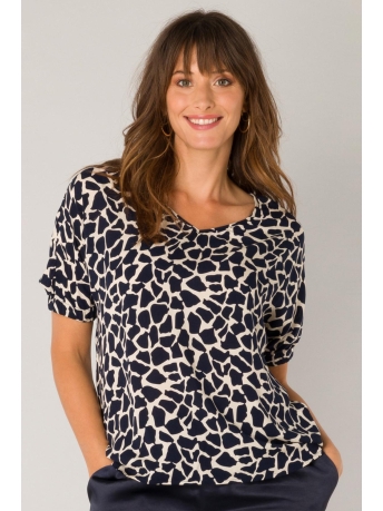 Ivy Beau T-shirt QUIRINI 4001118 2820 NAVY MULTI COLOUR