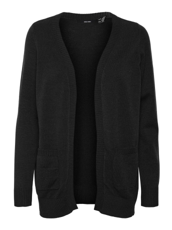 Vero Moda Vest VMLILLIE LS POCKET CARDIGAN GA NOOS 10269434 BLACK