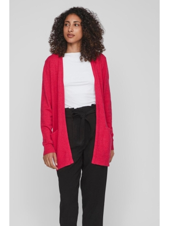 Vila Vest VIRIL OPEN L/S KNIT CARDIGAN - NOOS 14044041 LOVE POTION