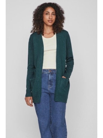 Vila Vest VIRIL OPEN L/S KNIT CARDIGAN - NOOS 14044041 PONDEROSA PINE/DARK