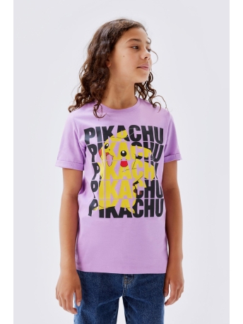 Name It T-shirt NKFJULA POKEMON SS TOP NOOS SKY 13219098 Violet Tulle