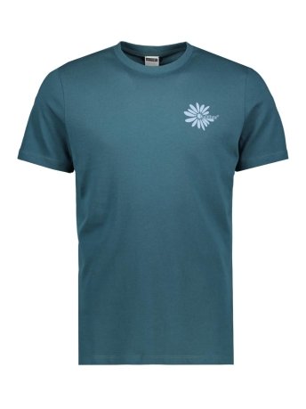 Kultivate T-shirt TS FLOWER 2301030201 529 Reflective Pond