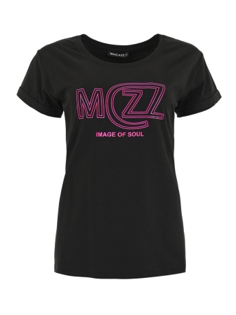 Maicazz T-shirt GRENA T SHIRT FA23 75 036 BLACK PINK D1