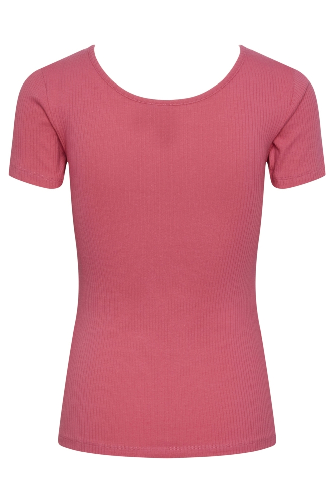 PCKITTE SS TOP NOOS 17101439 HOT PINK