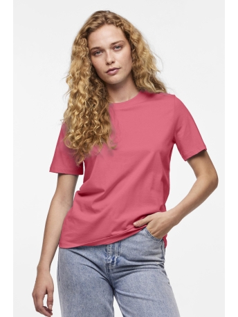 Pieces T-shirt PCRIA SS SOLID TEE NOOS BC 17140802 Hot Pink