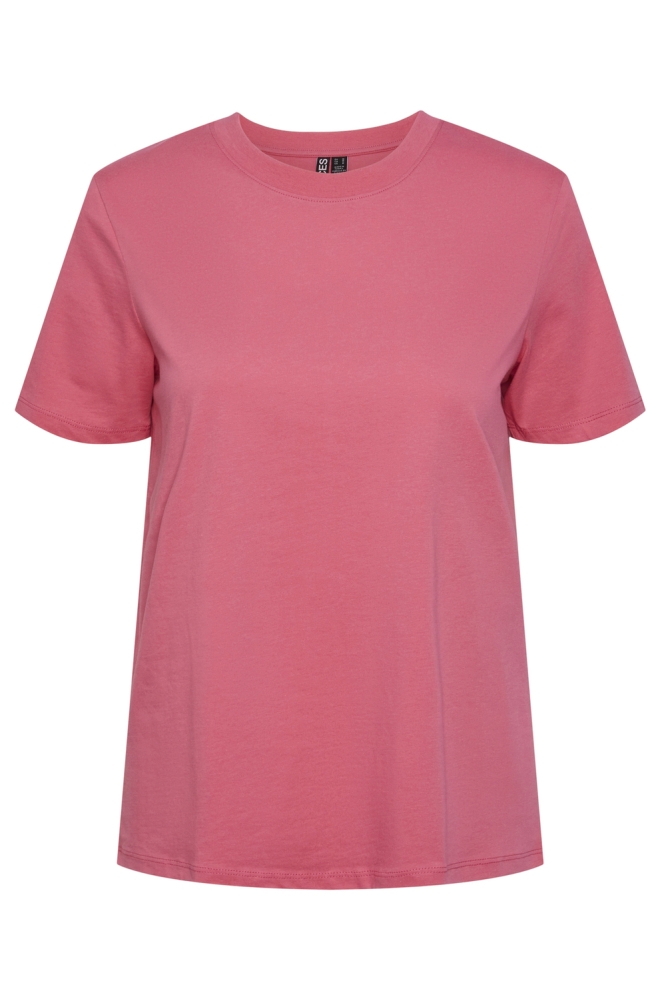 PCRIA SS SOLID TEE NOOS BC 17140802 Hot Pink