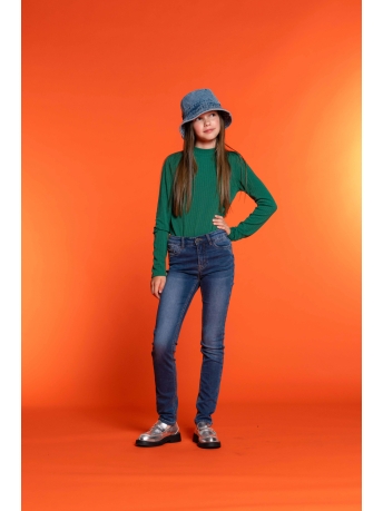 Geisha Girls Trui UNI TOP MOCK NECK 32603K 41 530 evergreen