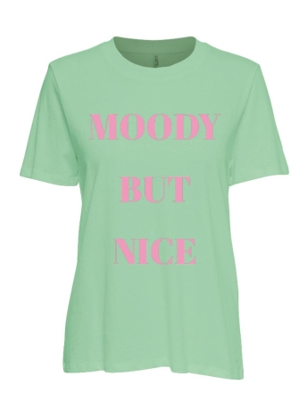 Only T-shirt ONLRILLY S/S MOOD REG TOP BOX CS JR 15325277 Spring Bouquet/Moody