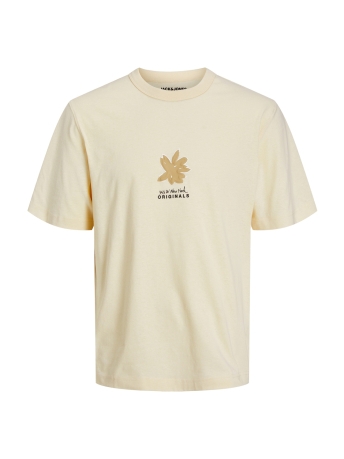 Jack & Jones T-shirt JOREASTER ACTIVITY TEE SS CREW NECK 12251966 Buttercream/FLOWER