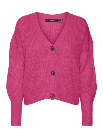 Vero Moda Vest VMLEA LS V-NECK CUFF CARDIGAN NOOS 10273853 FUCHSIA PURPLE