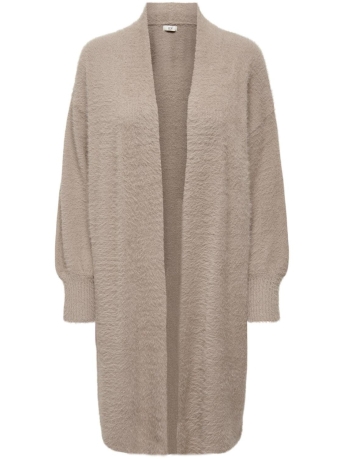 Jacqueline de Yong Vest JDYJOLA L/S LONG CARDIGAN KNT 15292893 Simply Taupe