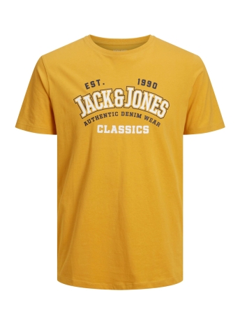 Jack & Jones Junior T-shirt JJELOGO TEE SS NECK 2 COL 23/24 NOO 12237367 HONEY GOLD