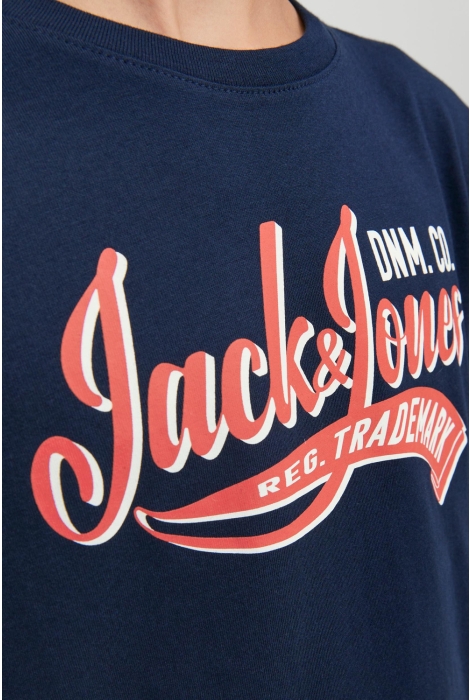Jack & Jones Junior jjelogo tee ls neck 2 col 23/24 noo