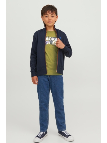 Jack & Jones Junior T-shirt JCODUST SS TEE CREW NECK SN JNR 12240947 OLIVE BRANCH