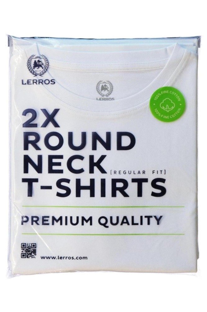 2 PACK T SHIRTS RONDE HALS 2003014 100