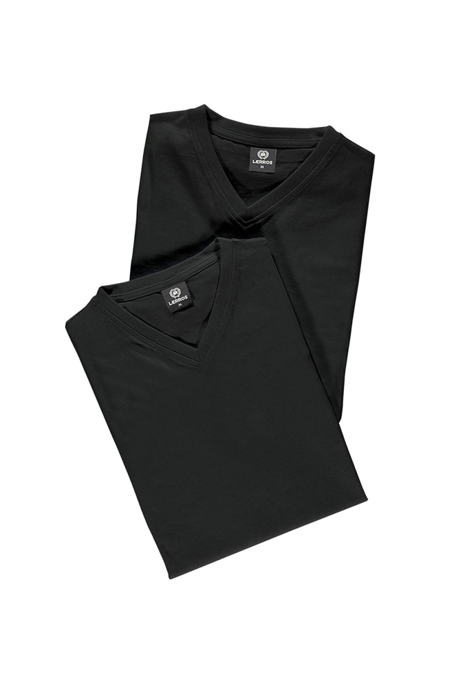Lerros zwarte heren t-shirt | 
