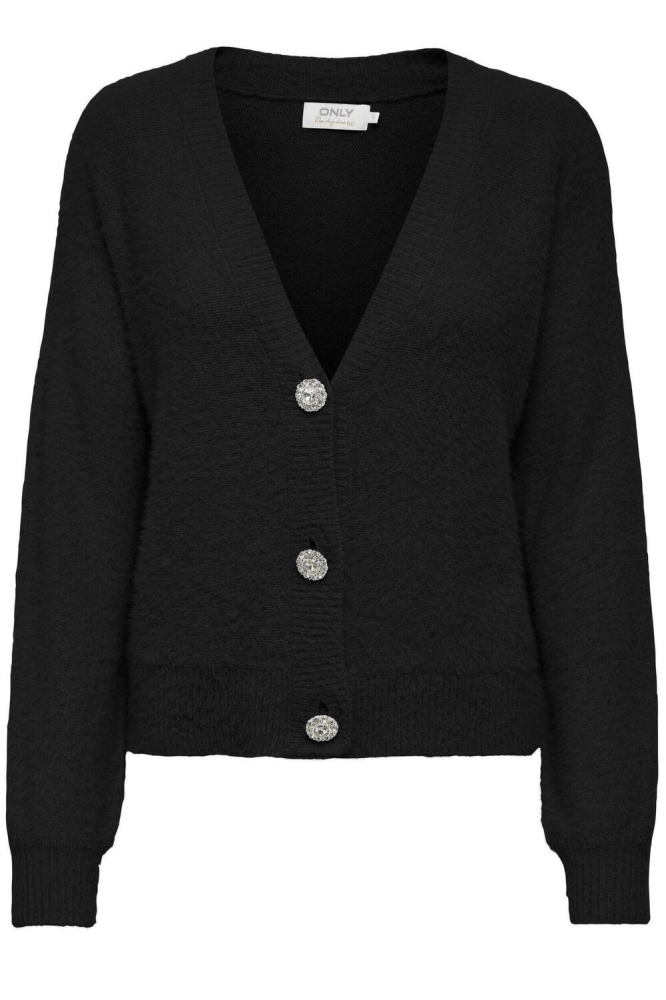 ONLELLA PIUMO LS CARDIGAN CC KNT 15259564 BLACK