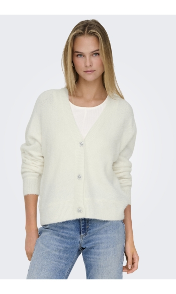 ONLELLA PIUMO LS CARDIGAN CC KNT 15259564 CLOUD DANCER