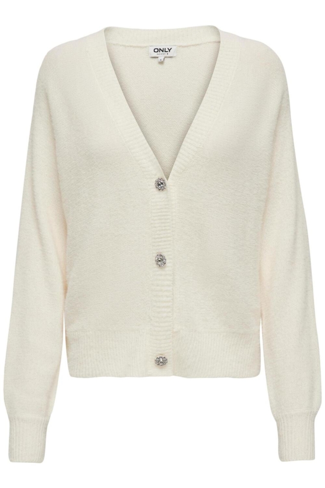 ONLELLA PIUMO LS CARDIGAN CC KNT 15259564 CLOUD DANCER