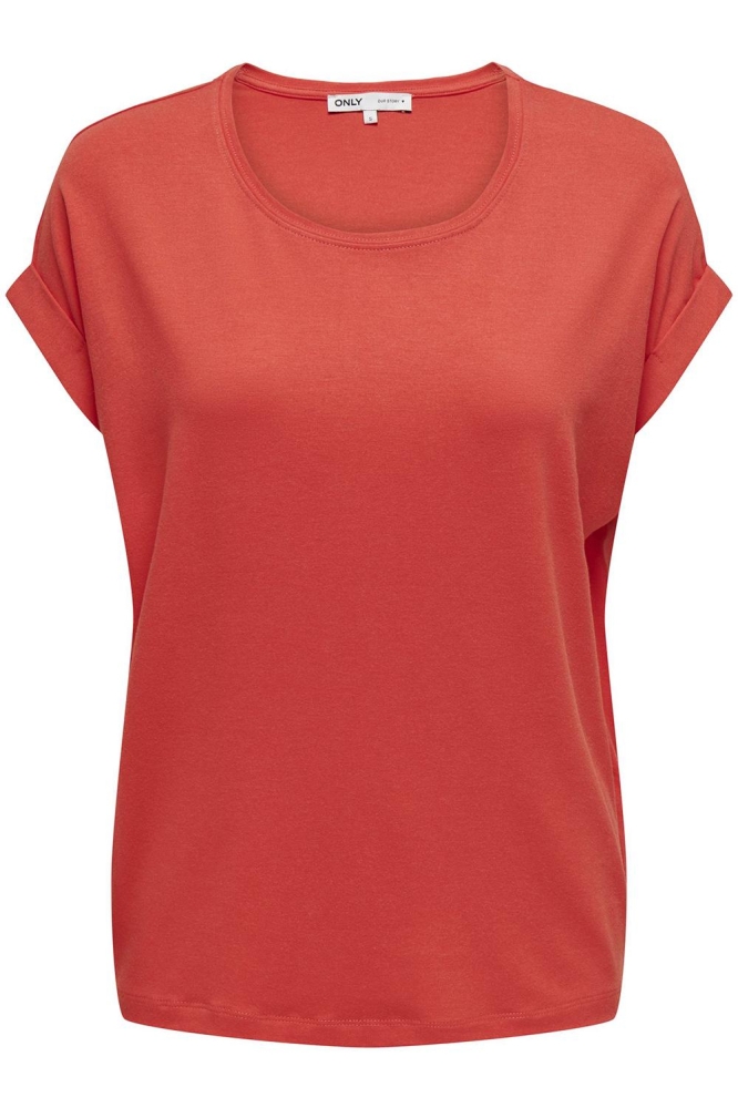 ONLMOSTER S/S O-NECK TOP NOOS JRS 15106662 Cayenne