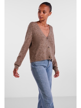 Pieces Vest PCELLEN LS KNIT CARDIGAN NOOS BC 17114250 Fossil