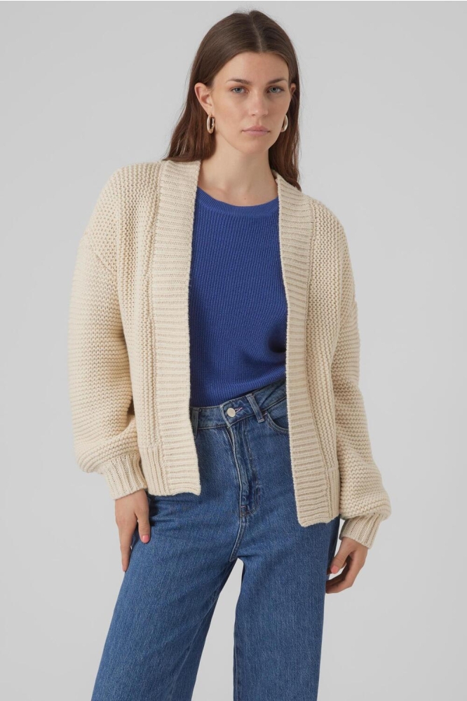 VMMIRANDA LS OPEN CARDIGAN GA 10293760 Birch