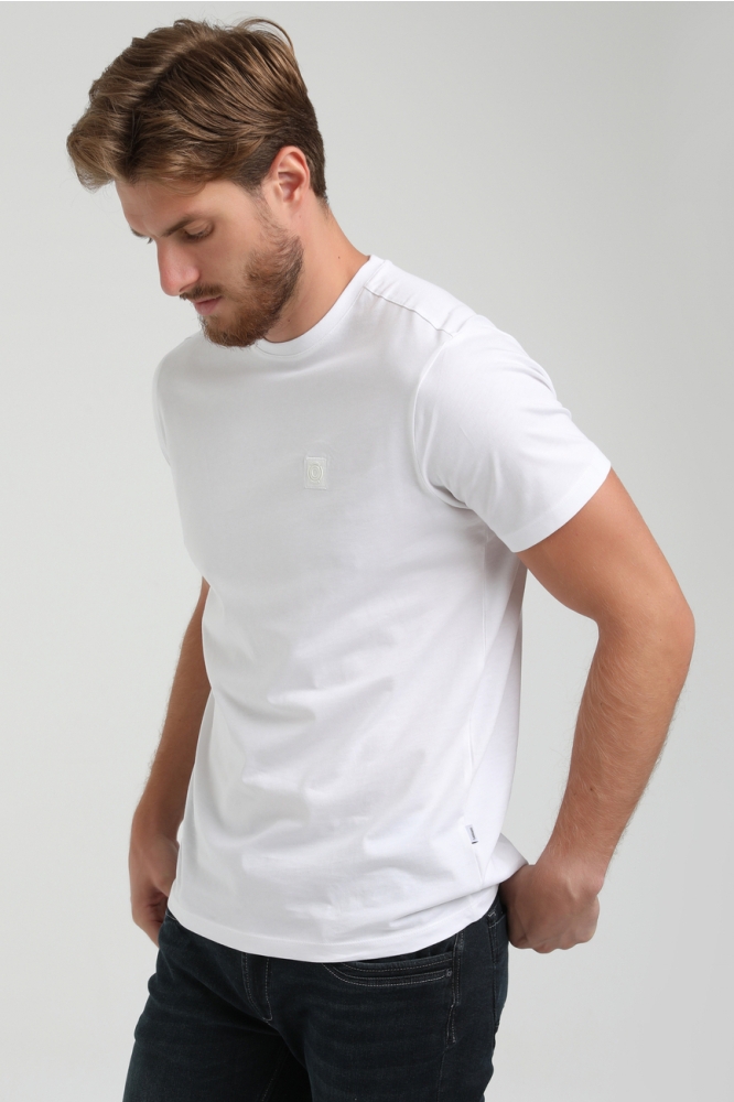 PREMIUM T SHIRT MET STRETCH 152713 101 WHITE