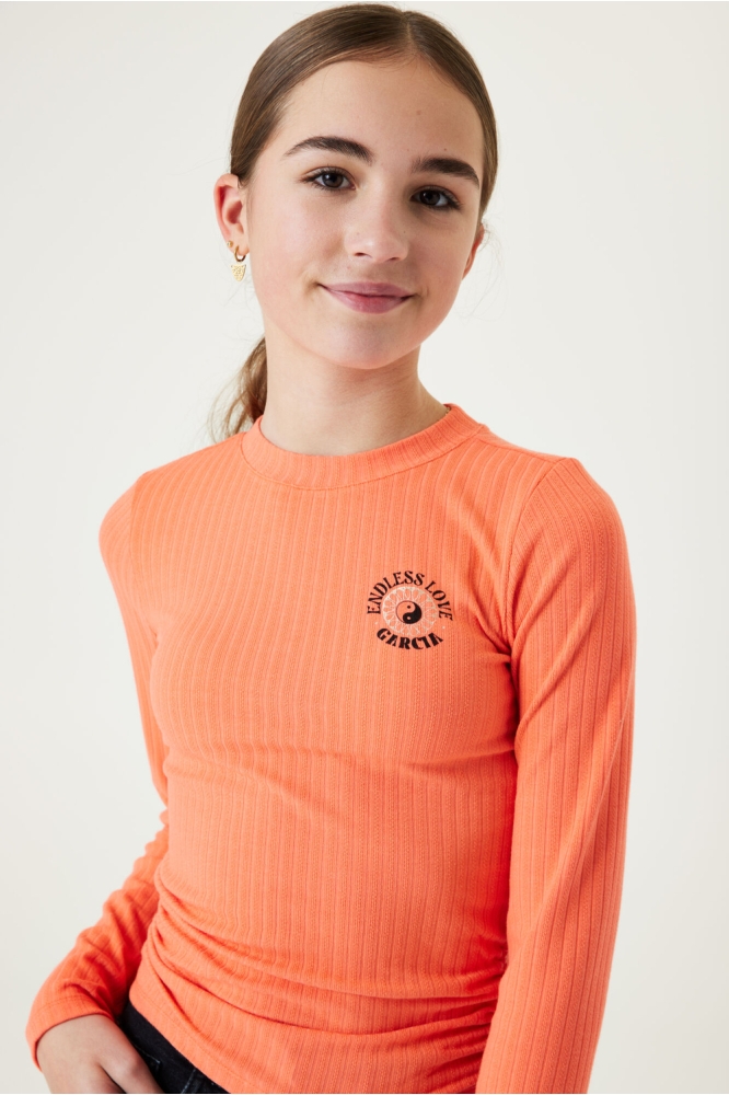 T SHIRT LONGSLEEVE G32406 BLAZE ORANGE 4152